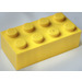 LEGO Yellow Brick Magnet - 2 x 4 (30160)