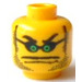 LEGO Gelb Brickster Island Xtreme Stunts Kopf (Sicherheitsbolzen) (3626)