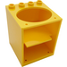 LEGO Yellow Cabinet 4 x 4 x 4 with Sink Hole (6197)