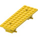 LEGO Geel Auto Basis 4 x 12 x 1.33 (30278 / 76058)