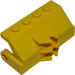 LEGO Yellow Car Brush Holder with Hinge Bottom