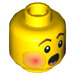 LEGO Gelb Caroler, Kopf (Einbau-Vollbolzen) (3626 / 86194)
