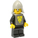 LEGO Geel Castle Knight Zwart minifiguur