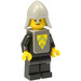 LEGO Geel Kasteel Ridder Zwart Minifiguur