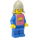 LEGO Gelb Schloss Ritter Blau Minifigur