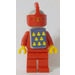 LEGO Yellow Castle Knight Red Cavalry Minifigure