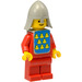 LEGO Žlutá Hrad Rytíř Červená Minifigurka