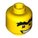 LEGO Yellow Caveman Head (Safety Stud) (3626 / 88024)