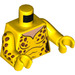 LEGO Amarillo Cheetah Minifigura Torso (973 / 76382)