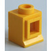LEGO Jaune Classic Fenêtre 1 x 1 x 1 Lèvre allongée, pas de verre