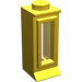 LEGO Yellow Classic Window 1 x 1 x 2 with Solid Studs and Fixed Glass