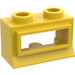 LEGO Geel Classic Venster 1 x 2 x 1 Lange dorpel, geen glas