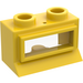 LEGO Yellow Classic Window 1 x 2 x 1 with Long Sill and Glass