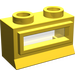 LEGO Geel Classic Venster 1 x 2 x 1 met verwijderbaar glas