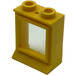 LEGO Jaune Classic Fenêtre 1 x 2 x 2 avec base et trou allongés dans le haut