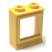 LEGO Yellow Classic Window 1 x 2 x 2 with Fixed Glass
