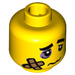 LEGO Yellow Clumsy Guy Minifigure Head (Recessed Solid Stud) (3626 / 24682)