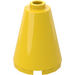 LEGO Yellow Cone 2 x 2 x 2 (Safety Stud)