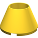 LEGO Yellow Cone 4 x 4 x 2 Hollow (4742)