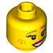 LEGO Yellow Cowgirl Head (Recessed Solid Stud) (3626 / 10765)