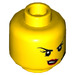 LEGO Yellow Criminal Minifigure Head (Recessed Solid Stud) (3626 / 43217)