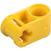 LEGO Giallo Croce Blocco 90° 1 x 2 (Asse/perno) (6536 / 40146)