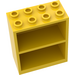 LEGO Gelb Schrank 2 x 4 x 4
