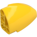 LEGO Jaune Incurvé Panneau 3 x 5 x 2 La gauche (2438)