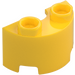 LEGO Giallo Cilindro 1 x 2 Metà (68013)