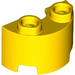 LEGO Geel Cilinder 1 x 2 Halve (68013)