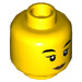 LEGO Gelb Daisy Kaboom Minifigure Kopf (Einbau-Vollbolzen) (3626 / 66174)