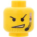 LEGO Yellow Dash Head (Safety Stud) (3626)