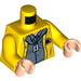 LEGO Yellow Dennis Nedry Minifig Torso (973 / 76382)