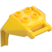 LEGO Żółty Design Cegła 4 x 3 x 3 z 3.2 Shaft (27167)