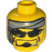 LEGO Yellow Diamond, Alpha Team Arctic Head (Safety Stud) (3626)