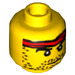 LEGO Gelb Dino Attack Kopf (Sicherheitsbolzen) (3626 / 54461)