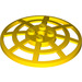 LEGO Yellow Dish 6 x 6 Webbed (Squared Holder Underneath) (4285 / 30234)