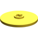 LEGO Gelb Disk 3 x 3 (2723 / 2958)