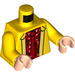 LEGO Jaune Doc Marron Minifigurine Torse (973 / 76382)