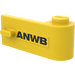 LEGO Yellow Door 1 x 3 x 1 Right with &#039;ANWB&#039; Sticker (3821)