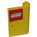 LEGO Geel Deur 1 x 3 x 4 Rechtsaf met LEGO logo Sticker met holle scharnier (58380)
