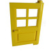 LEGO Yellow Door 1 x 4 x 5 with 4 Panes with 2 Points on Pivot (3861)