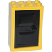 LEGO Yellow Door 2 x 4 x 5 Frame with Black Door