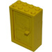 LEGO Geel Deur 2 x 4 x 5 Kader met Geel Deur