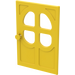 LEGO Yellow Door 2 x 6 x 7 with Four Panes (4072)