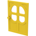 LEGO Yellow Door 2 x 6 x 7 with Four Panes (4072)