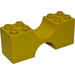 LEGO Yellow Double arch 2 x 6 x 2