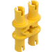 LEGO Yellow Double Pin with Perpendicular Axlehole (32138 / 65098)