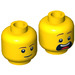 LEGO Yellow Dr. McScrubs Minifigure Head (Recessed Solid Stud) (3626 / 16149)