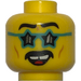LEGO Yellow Dual Sided Jacob Head (Recessed Solid Stud) (3626)